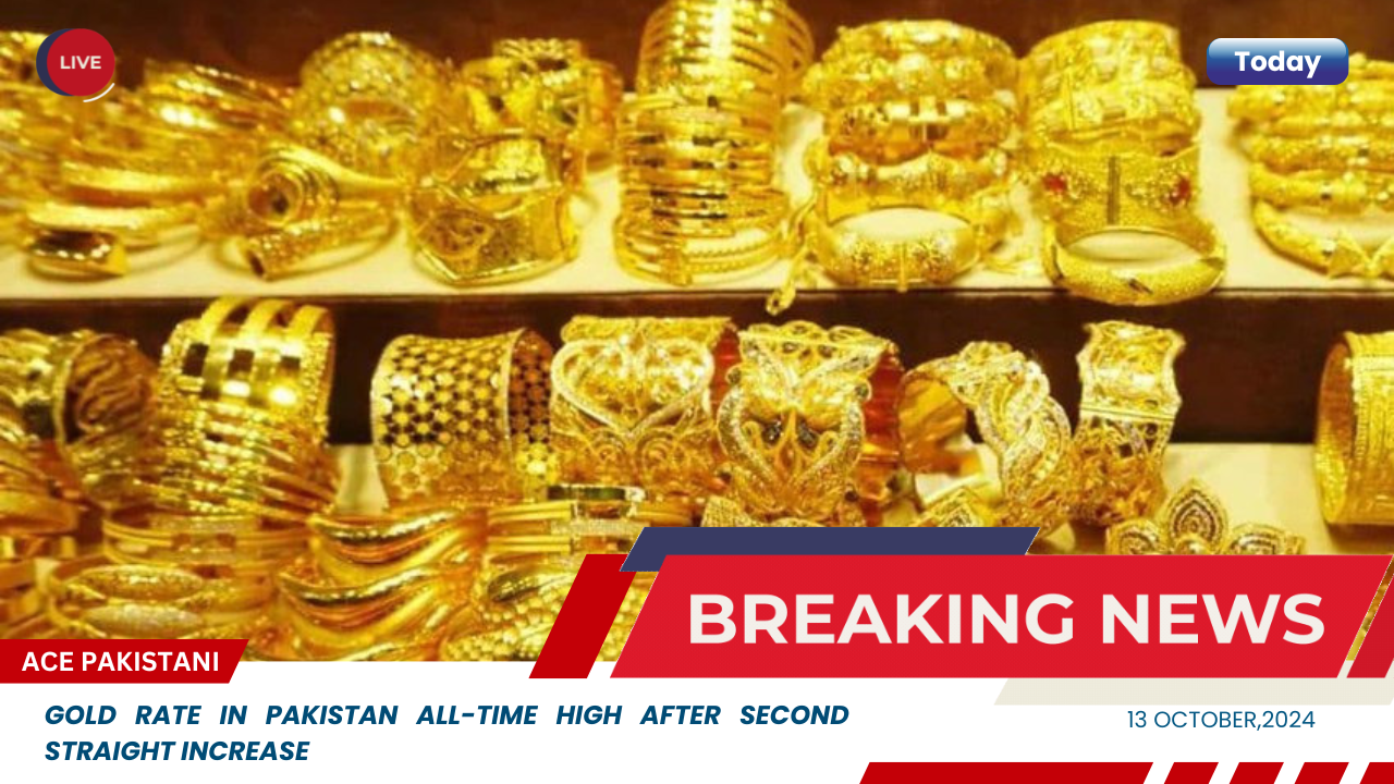 Gold Rate in Pakistan All-Time High After Second Straight Increase