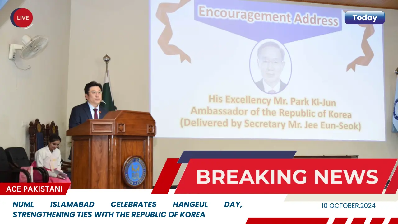 NUML Islamabad celebrates Hangeul Day, strengthening ties with the Republic of Korea