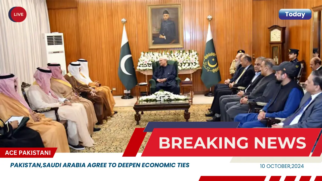 Pakistan,Saudi Arabia Agree To Deepen Economic Ties